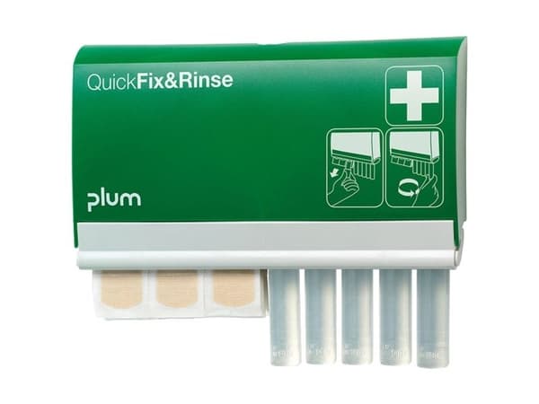 Dispenser, QuickFix&Rinse, 3,2x23x19cm, 20 ml, beige, steril