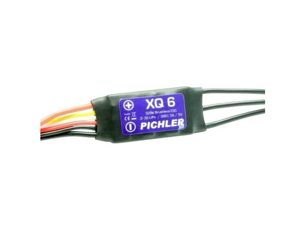 Pichler Modellbau XQ+ 6 brushless modelflyregulator (utholdenhet maks.): 10 A