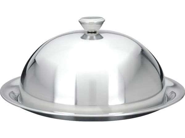 Excellent Houseware serveringsfat med lock i stål 24x10 cm