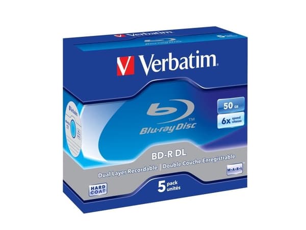 Verbatim - 5 x BD-R DL - 50 GB 6x - cd-levyt - cd-levyt