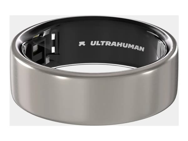 Ultrahuman Ring Air - 12 - smart ring - Bluetooth - råtitan