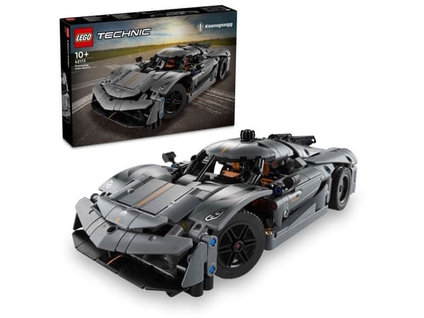 LEGO Technic 42173 Koenigsegg Jesko Absolut-hyperbil i grått