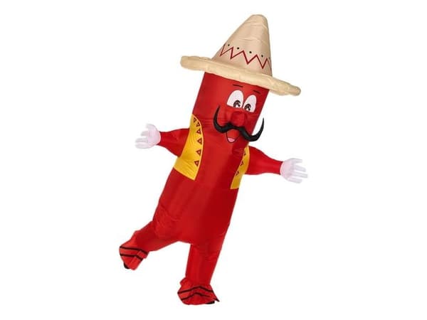 Oppusteligt Chili kostume