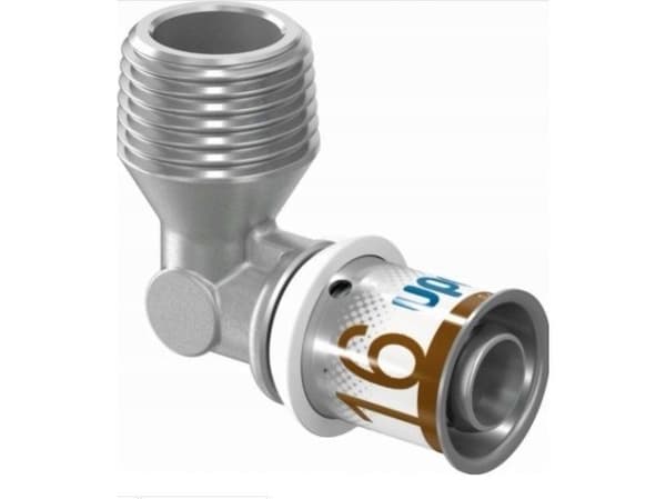 UPONOR S-PRESS PLUS vinkel m/nippel 20x3/4 "MT