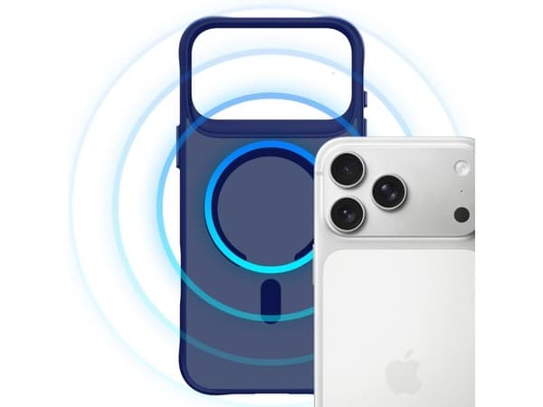 3mk Smoke MagCase til iPhone 17 Pro - blå-gjennomsiktig