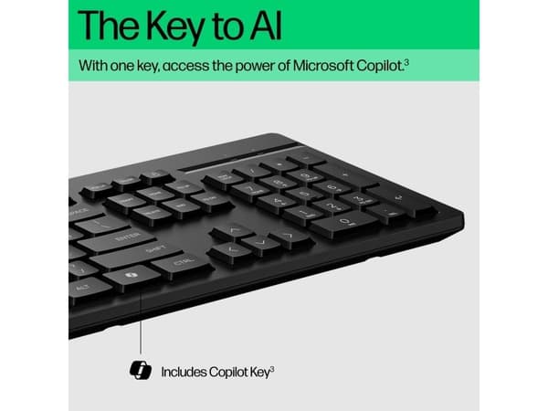 225 Wired Mouse and Keyboard Combo (AX2Y7AA) - AZERTY BE