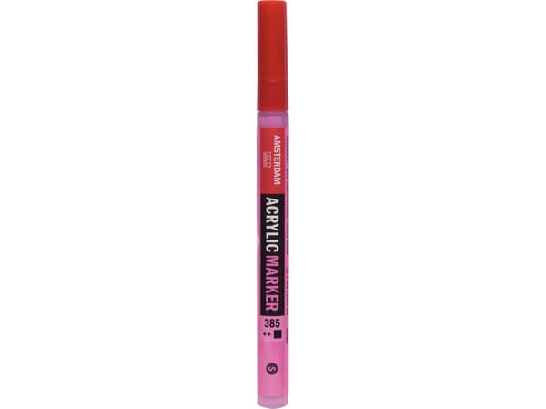 Amsterdam Acrylic Marker 2 mm Quinacridone Rose Light 385