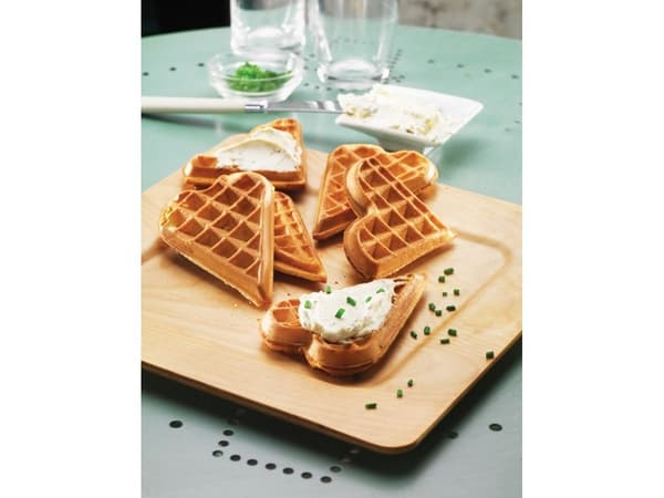 Tefal Snack Collection baking sheets: 6 Heart waffles