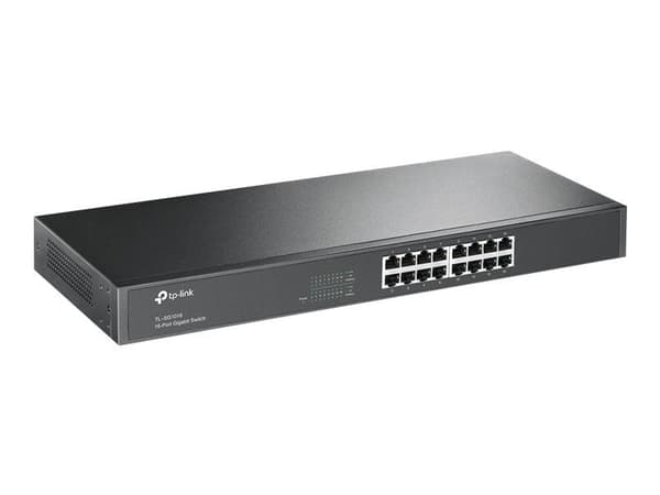 TP-Link TL-SG1016 - Switch - 16 x 10/100/1000 - rackmonterbar