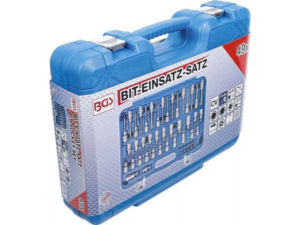 BGS technic Bit Socket Set, Kromvanadiumstål, 5472 mm, 5,47 kg