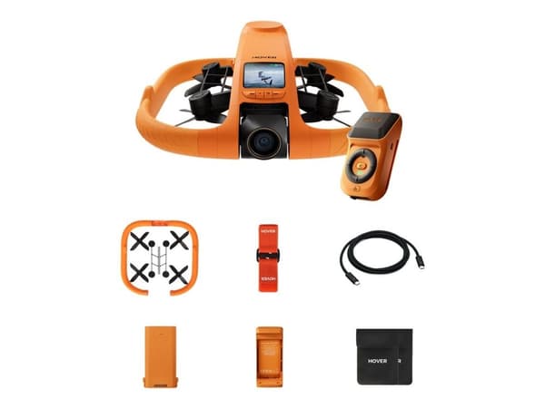 HOVERAir AQUA Basic Combo - Kameradron - svart, oransje