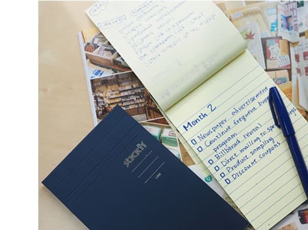 Notepad, BNT Stick´n, Sticky memo, gul 114x190mm