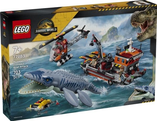 LEGO Jurassic World 77983 Mosasaurus-båtangrep