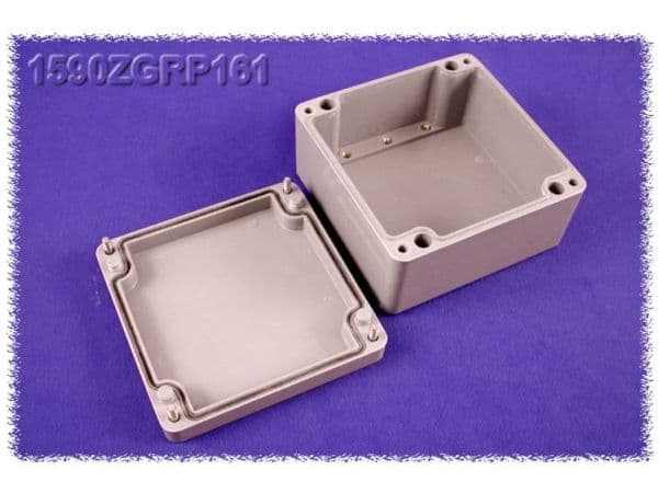 Hammond Electronics 1590ZGRP161PL Insert teräslevy Luonto 1 kpl