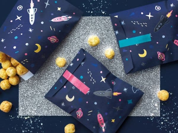 PartyDeco TNSP6, Lunsjpose, Barn, Blå, Flerfarget, Papir, Bilde, Rektangulær