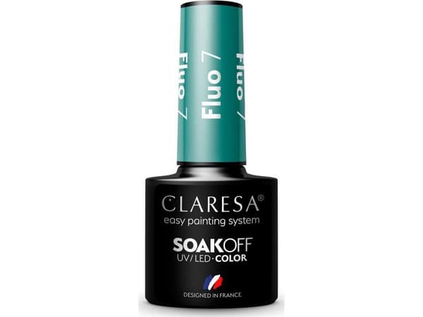7 Fluo UV Nail Polish 5ml Clear