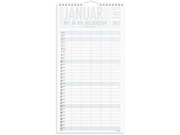 Familjekalender TrendArt 2027