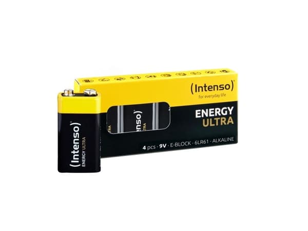 Intenso alkaliskt batteri E-block LR61 9V (7501454)