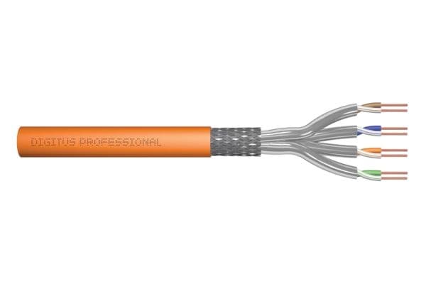 DIGITUS Professional - Bulkkabel - SFTP, PiMF - CAT 7 - orange, RAL 2000