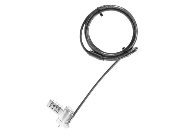 DICOTA - Låskabel för notebook - combination lock, universal - 2 m
