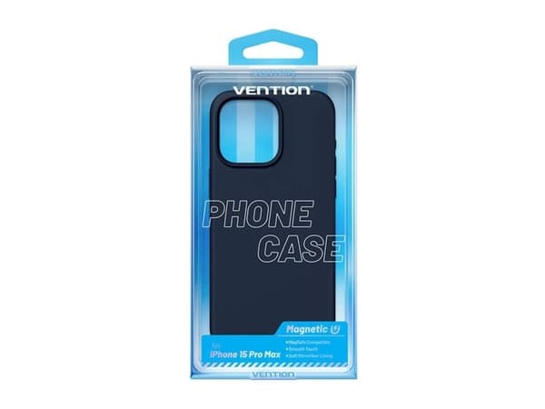 Vention KUFL0-40 silikonetui til iPhone 15 Pro Max (blå)
