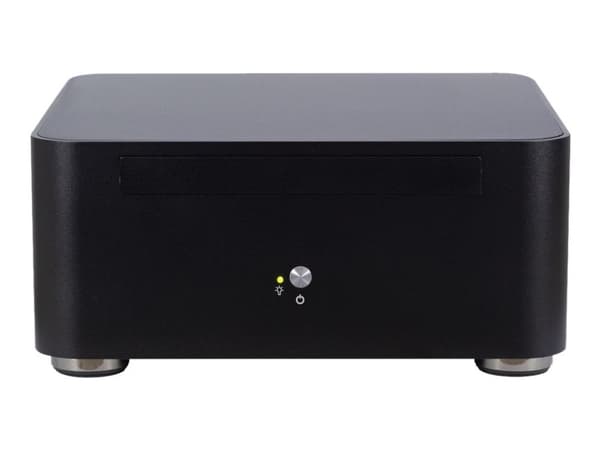 Inter-Tech A80S - USFF - mini ITX - virtalähde 60 Watt - musta - USB