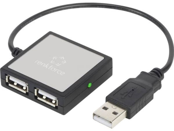 Renkforce 4 portin USB 2.0 hub hopea