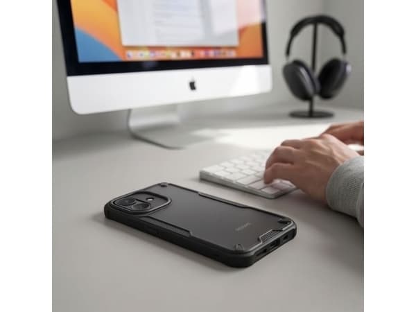 Tech-Protect Rugged Shield Case for Xiaomi Redmi Note 17 Pro 5G - Matte Black