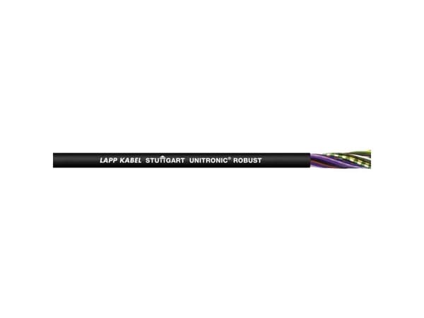 LAPP 1032004/100 Busledning UNITRONIC® ROBUST 7 x 0.14 mm² Sort 100 m