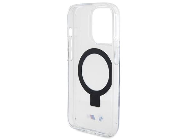 BMW Ring Stand M MagSafe-skal för iPhone 15 Pro - transparent