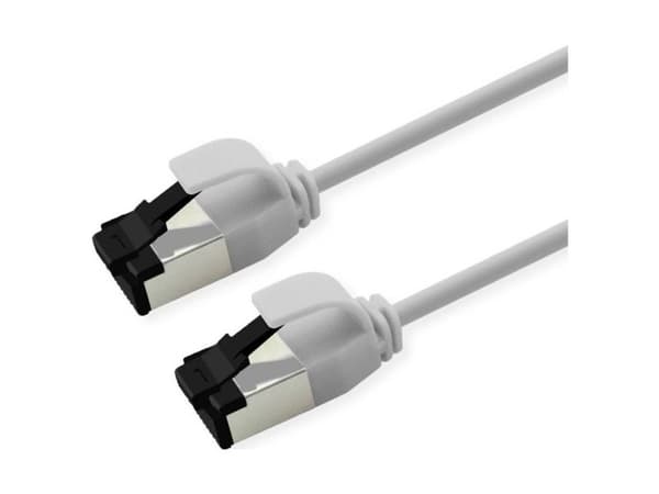 ROLINE U/FTP patchkabel Cat.8.1 LSOH slim weiss 2m (21.15.3275)