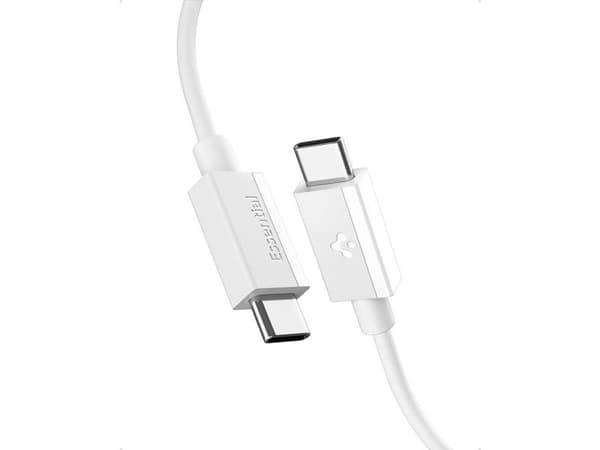 Spigen ACA08719, 2 m, USB C, USB C, USB 2.0, 0,48 Gbit/s, Hvit