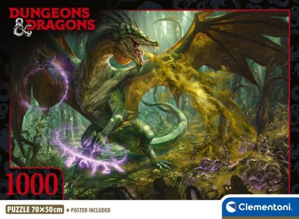 Dungeons &amp; Dragons - Comp -palapeli, 1000 palaa