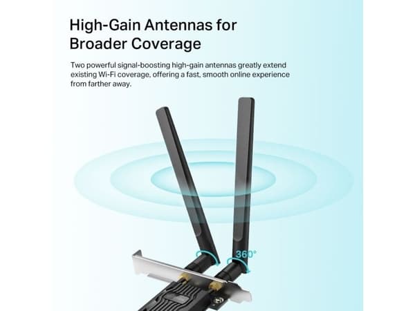 Archer TX20E AX1800 Wi-Fi 6 Bluetooth 5.2 PCIe Adapter
