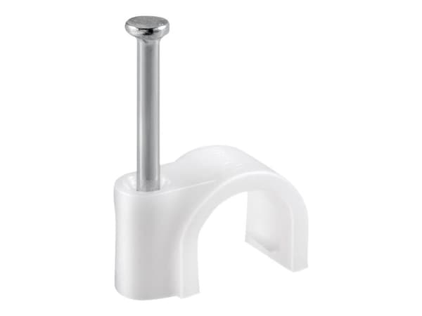 Kabelklämma, vit – max. kabeldiameter: 5,0 mm