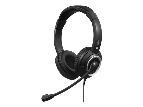 Sandberg - Headset - fullstorlek - kabelansluten - USB-C