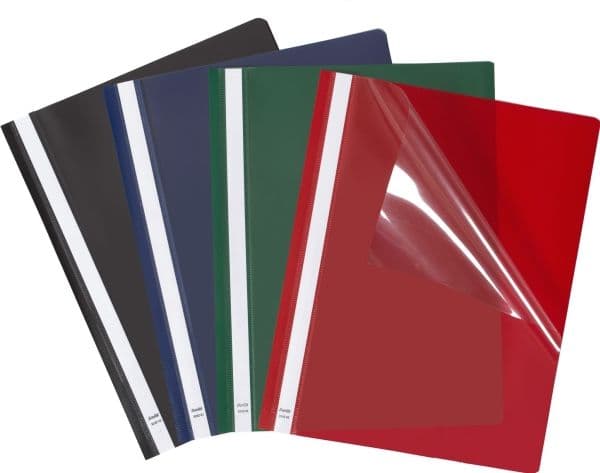 Bantex standard A4 med klämmor, röd, 25 st