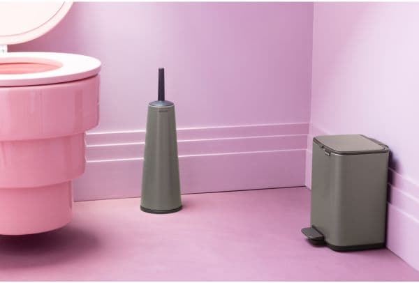 Brabantia Bo, 4 l, Rektangulær, Stål, Platina, Plast, Pedal