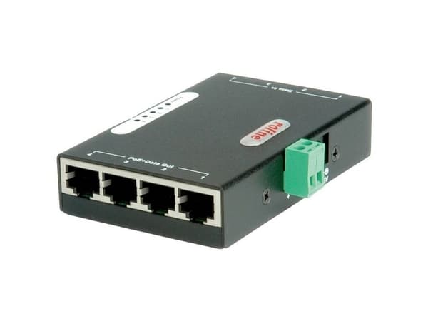 ROLINE Gigabit PoE-injektor, 4 porter