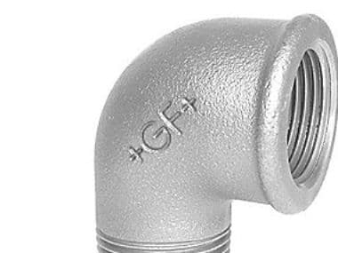 Vinkel 90° galvaniserad muff/­nippel 1 1/2"