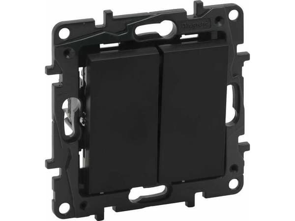 Legrand Switch 2Kl Musta