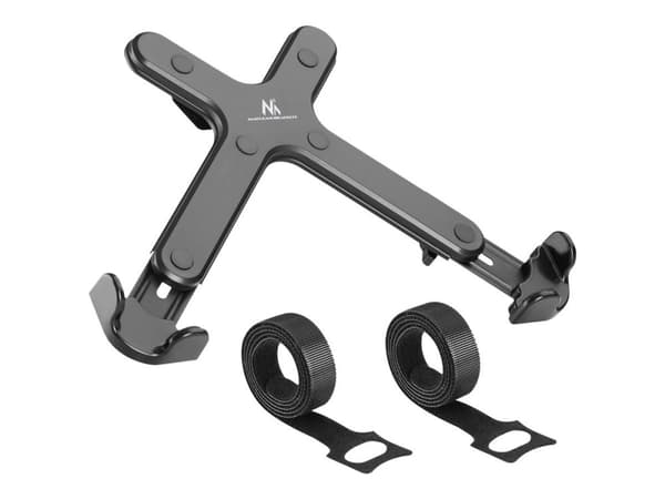 Maclean MC-836 - Komponenter til montering (remme, holder) - for notebook - sort - skrivebordsstander