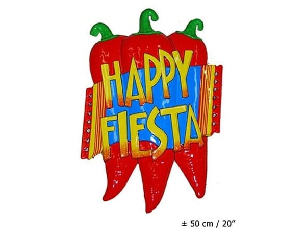 Happy Fiesta-skilt