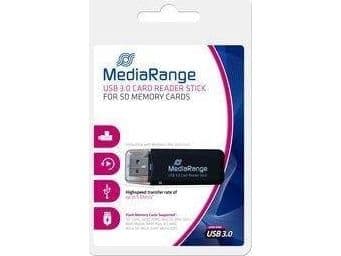 MediaRange - Kortläsare (SD, SDHC, SDXC, UHS/MMC) - USB 3.0