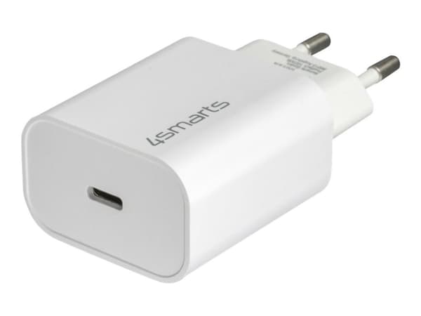 4smarts VoltPlug - Strømadapter - 20 watt - 3 A - PD (USB-C) - hvit