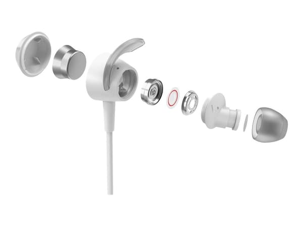 Philips TAE4205WT - Ørepropper med mikrofon - i øret - Bluetooth - trådløs - hvit