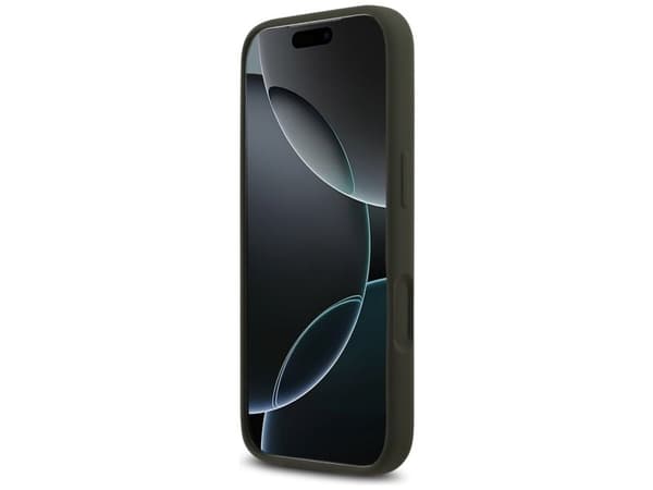 Guess Silicone Big 4G Script-skal för iPhone 17 Pro - grön
