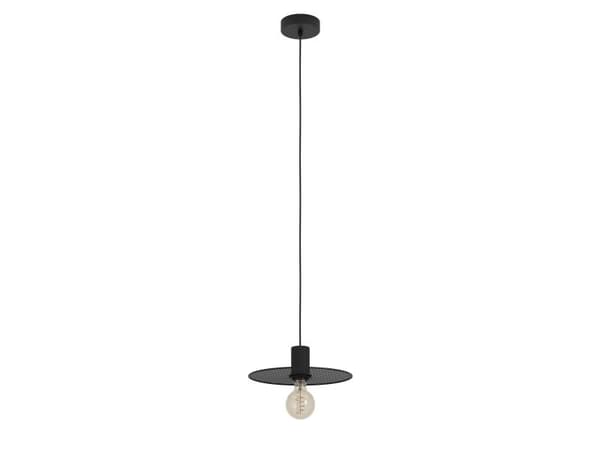 EGLO IKESTON pendel E27 svart/galler