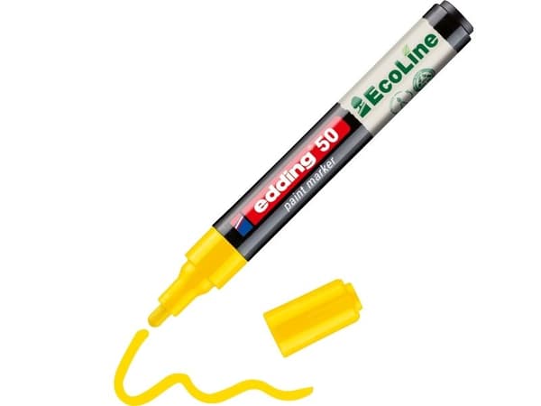 edding paint marker 50 EcoLine gul
