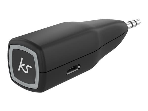 KitSound MyJack2 - Trådløs Bluetooth-lydmottaker - svart